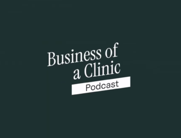 Business of a clinic podcast title screen with Tim Wright